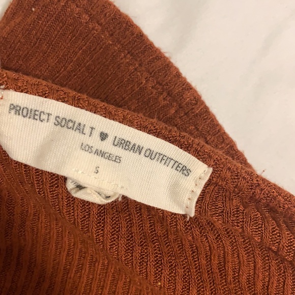 Project Social T Rust Orange Bailey Wrap Tee - Picture 8 of 9